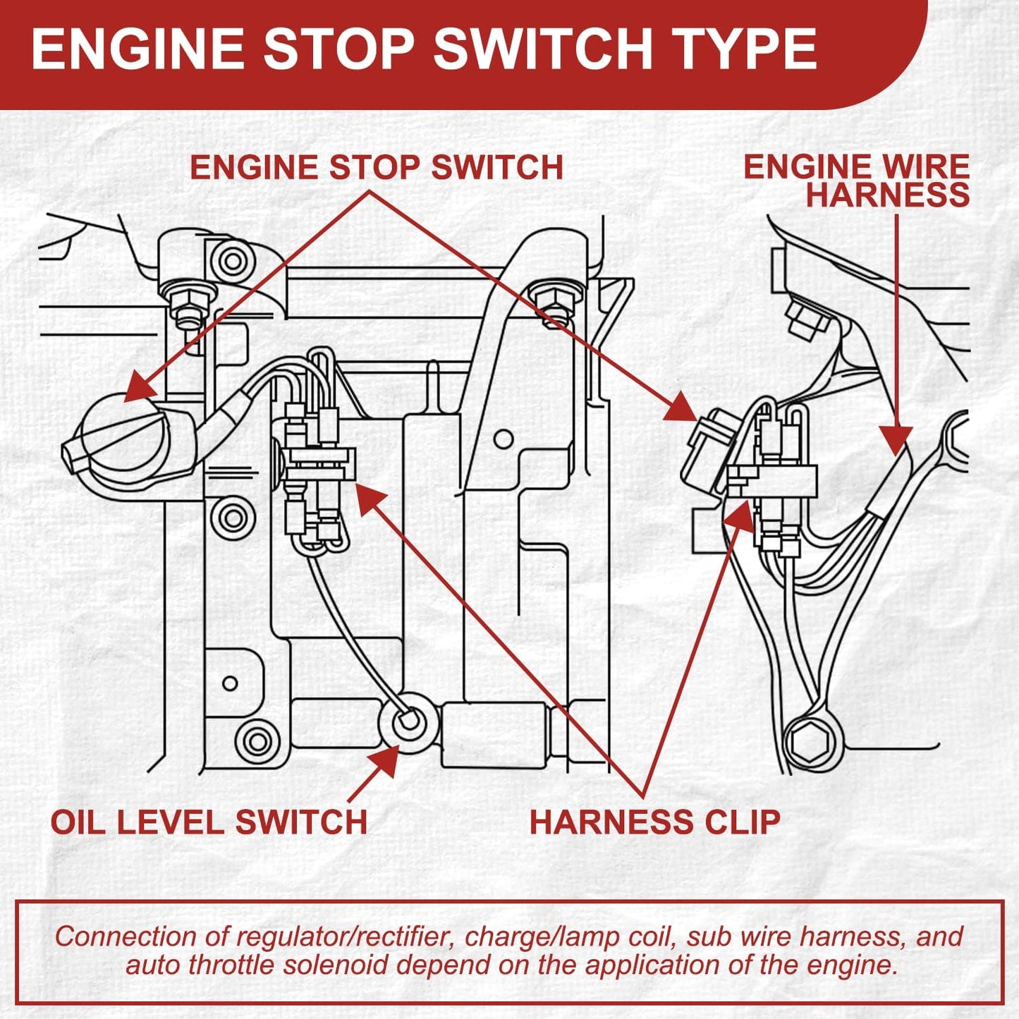Repuesto interruptor motor Honda GX240 GX270 GX340 GX390