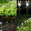Luces LED jardín solares impermeables para exteriores