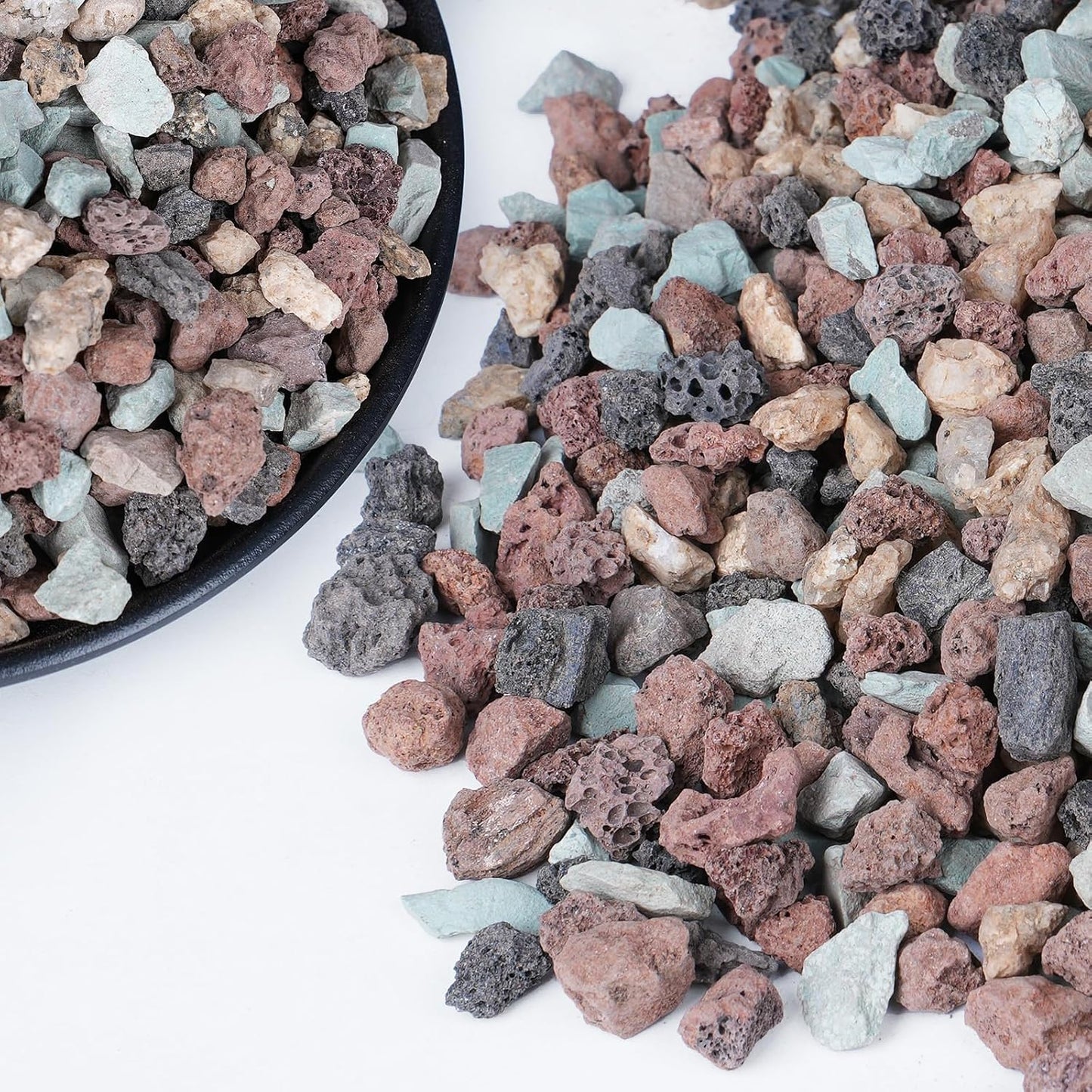Rocas lava hortícola 3lb para suculentas cactus drenaje decorativo