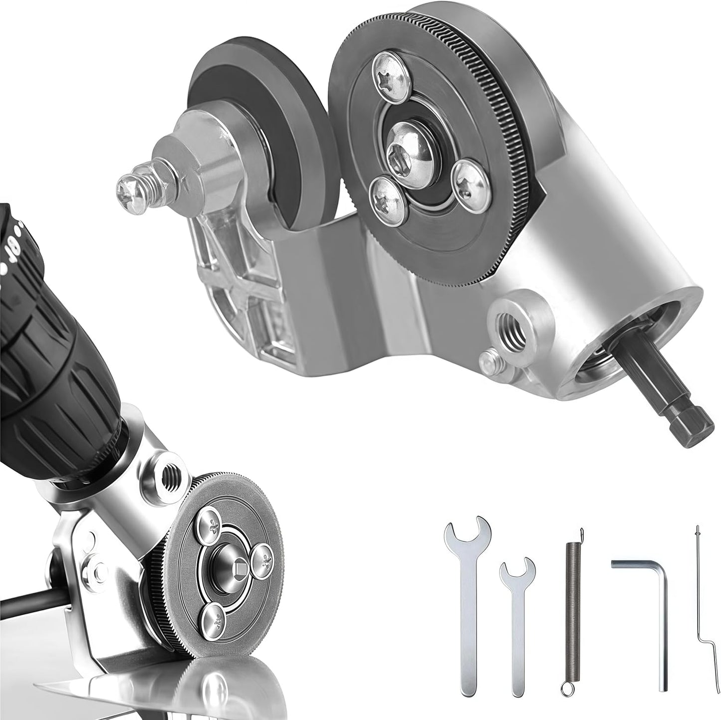 Accesorio taladro Nibbler corte metal hierro acero