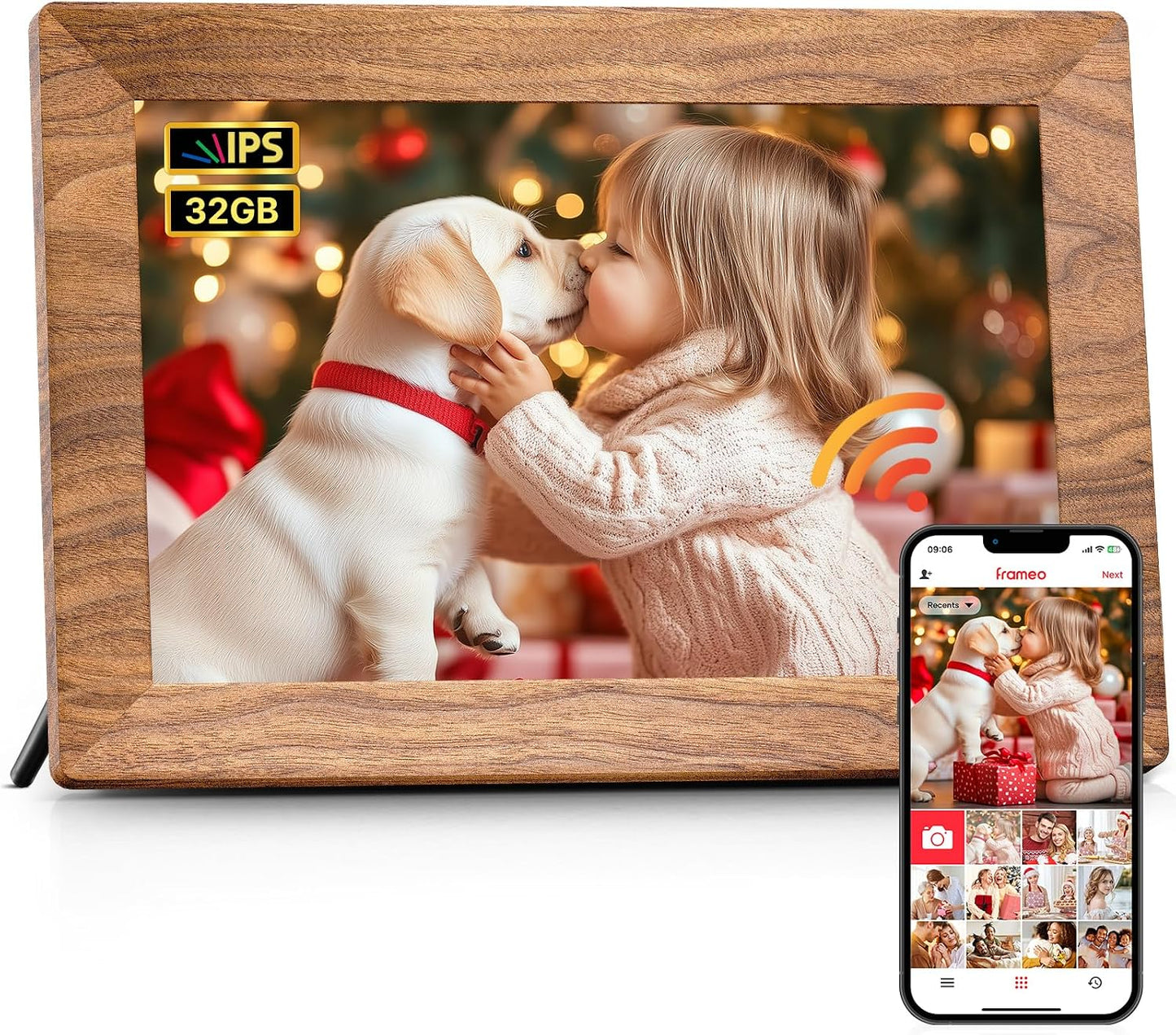 Marco fotos digital 10.1pulg WiFi tactil IPS 32GB