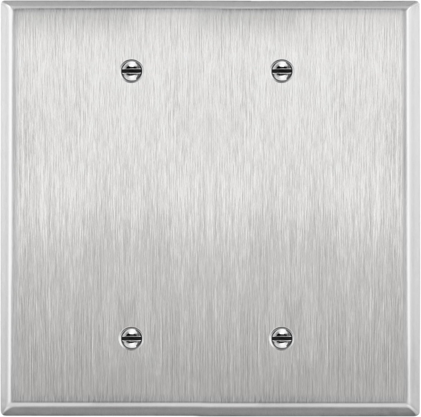 Placa pared acero inox con cubierta metálica resistente
