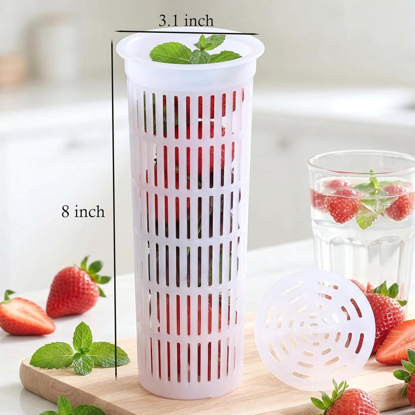 Cesta infusora de té para boca ancha jarra Mason filtro de agua grado alimenticio
