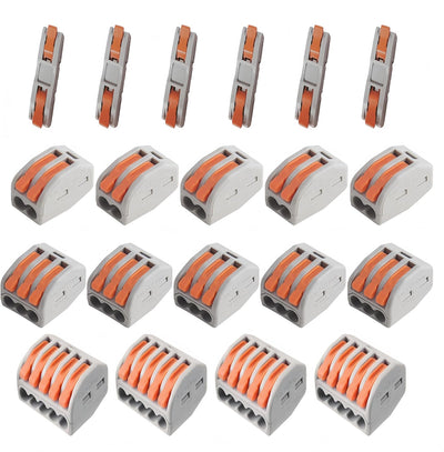 Kit 50 Conectores Rapidos Cable 2/3/5 AWG 28-12