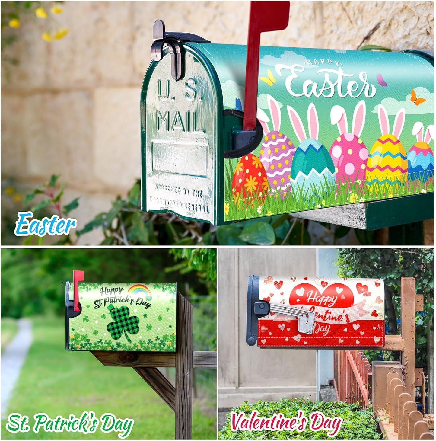 12 Fundas Magnéticas Buzón 18x21pulg Estilo Lindo