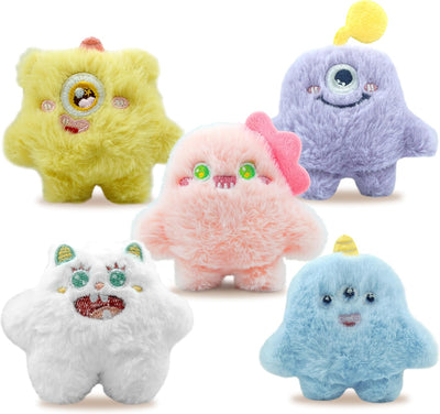 Imanes de peluche decorativos para nevera, 5 diseños únicos