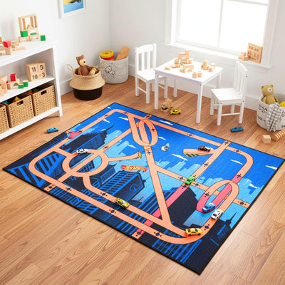 Alfombra juegos niños 69x52pulg antideslizante dormitorio