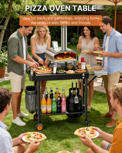 Mesa horno pizza portátil para barbacoa Ninja Woodfire