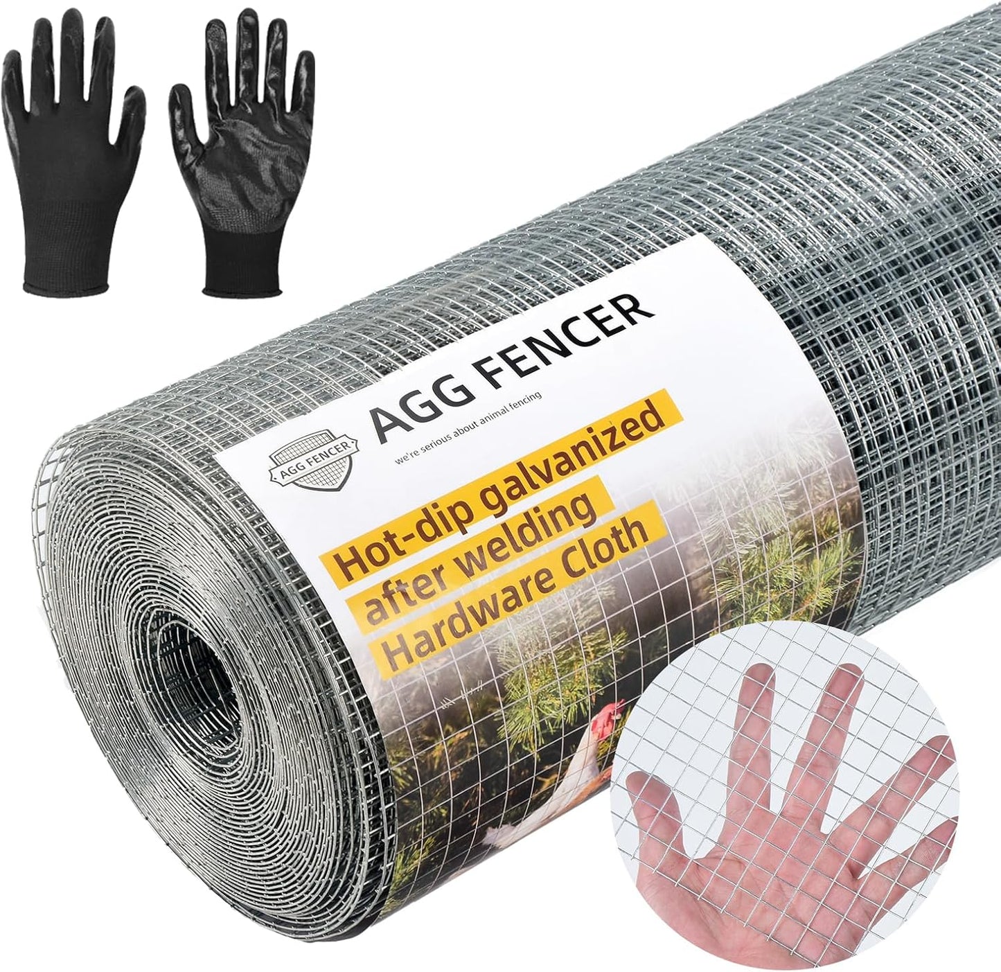 Alambre pollo 1/2pulg 48x100ft galvanizado jardín