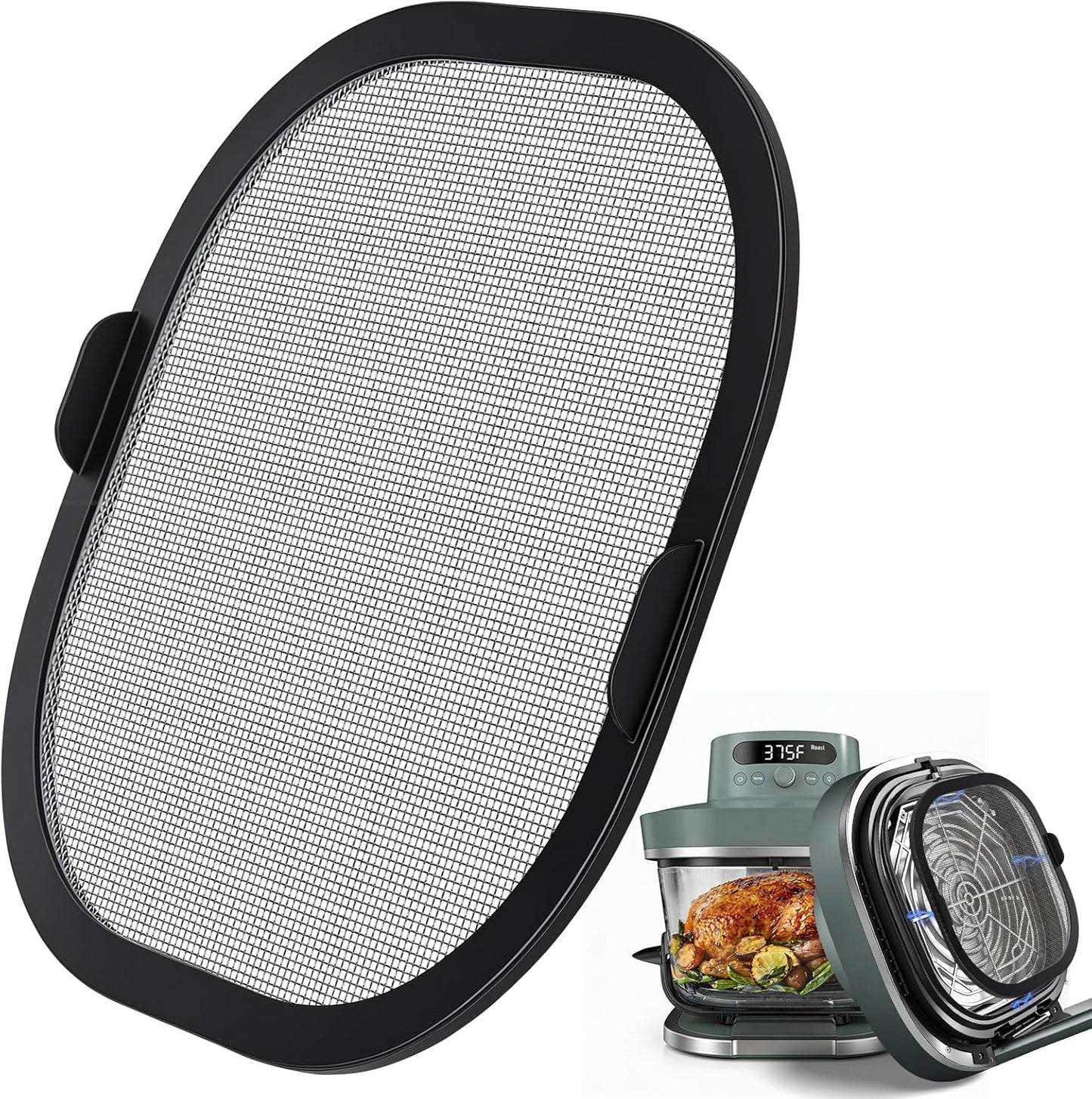 Protector contra salpicaduras de acero inoxidable para freidora de aire Ninja Crispi Pro
