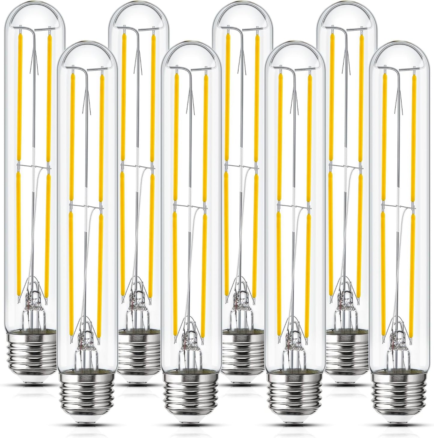 Bombilla LED T10 E26 6W 4000K blanco paquete 8