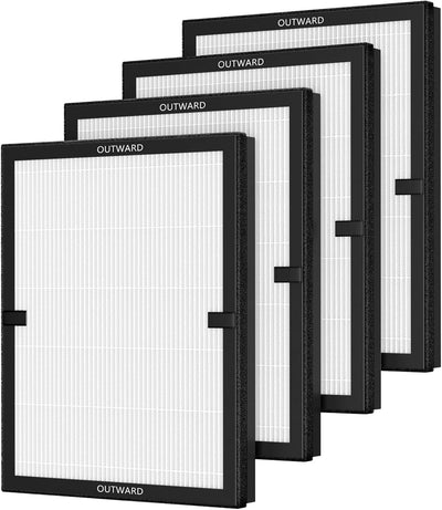 4 Filtros HEPA E-200 Comp LUNINO 3 Etapas Purificador