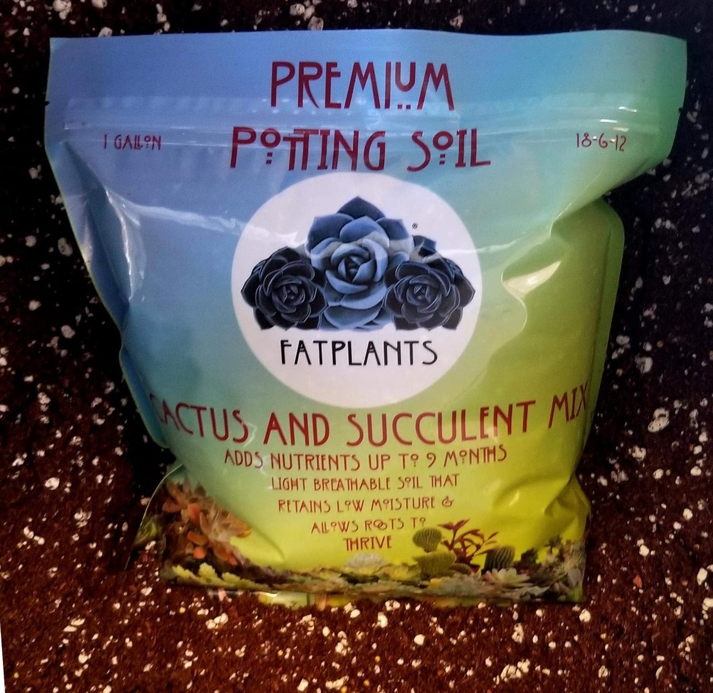 Tierra premium para cactus suculentas palmeras cítricos