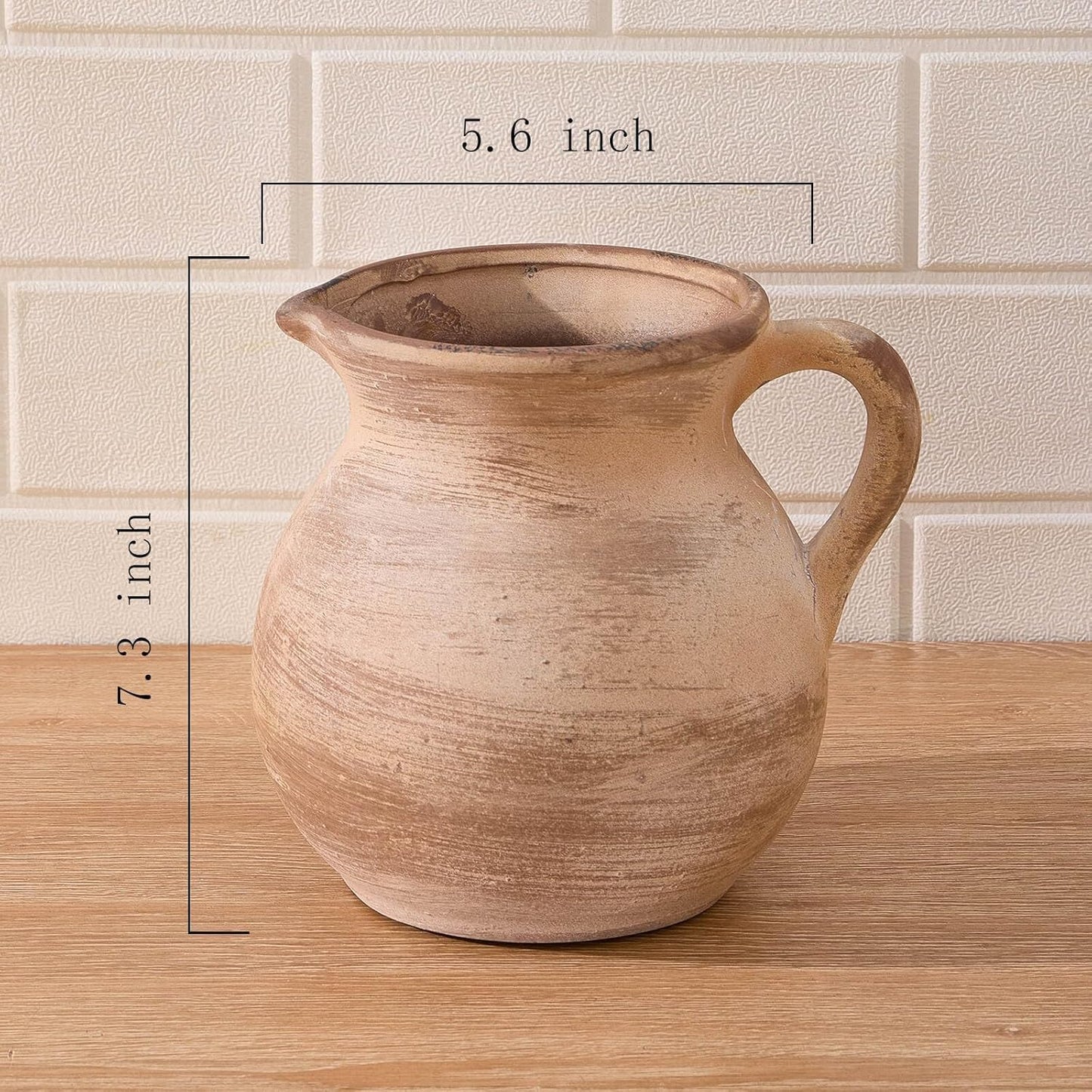 Soporte rústico para utensilios de cocina de cerámica vintage