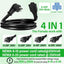 Adaptador enchufe NEMA 5-15P a 5-15R/6-20R 3ft