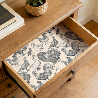 Papel tapiz campo despegar pegar cocina granja beige negro