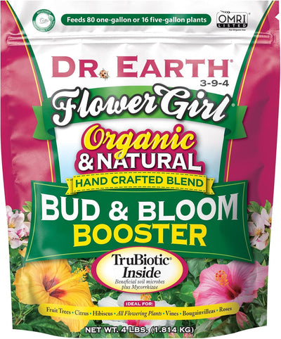 Fertilizante orgánico para flores y brotes 4lb