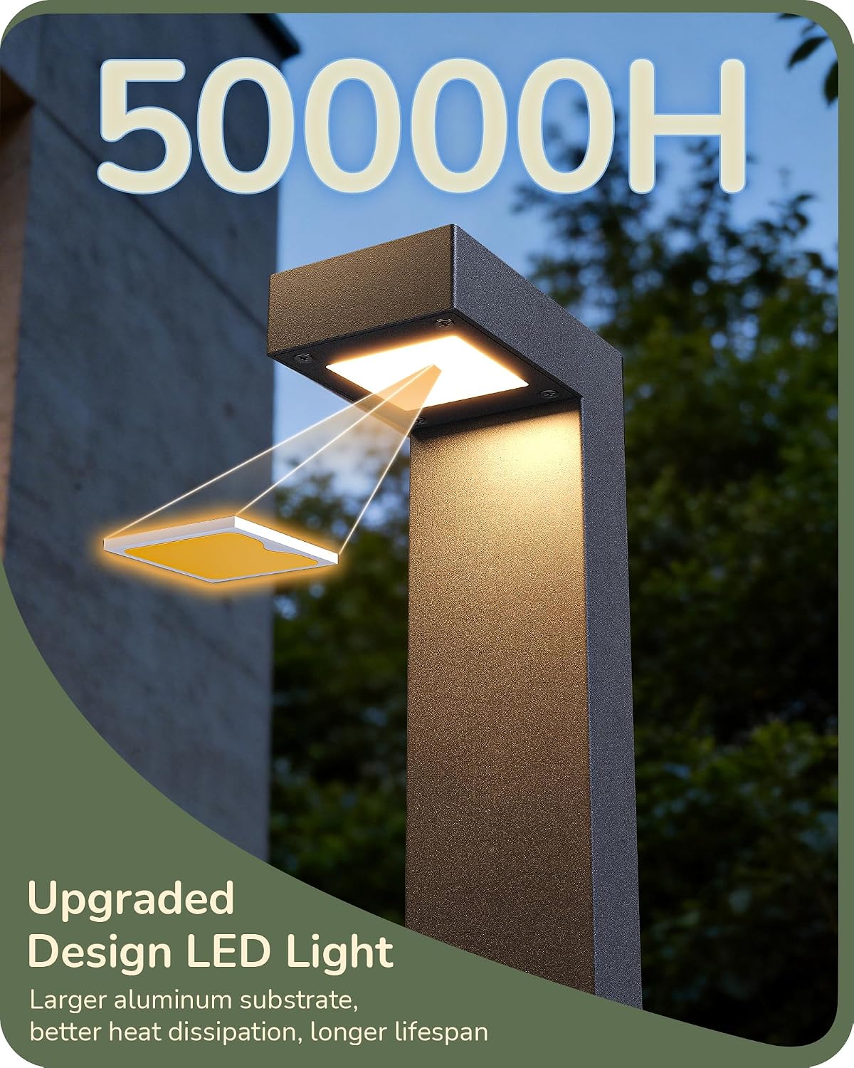 Luces LED al aire libre 12V 3.2W impermeables aluminio fundido