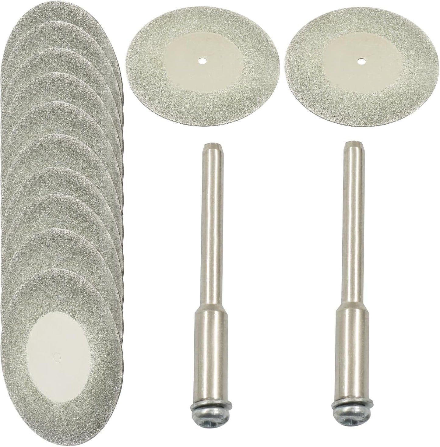 12 Discos Corte Diamante 2.362pulg Mandril Metal Madera Plástico
