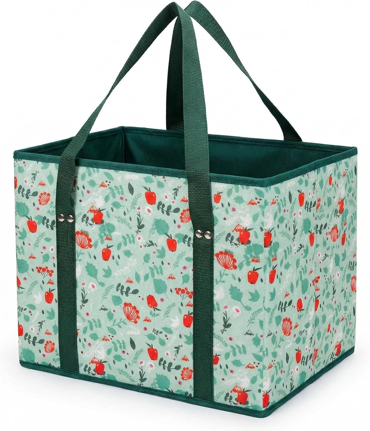 Bolsas reutilizables para compras grandes con estampado floral