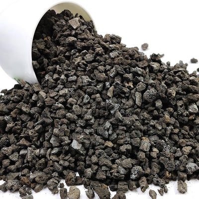 Rocas volcánicas negras para suelo plantas cactus acuario