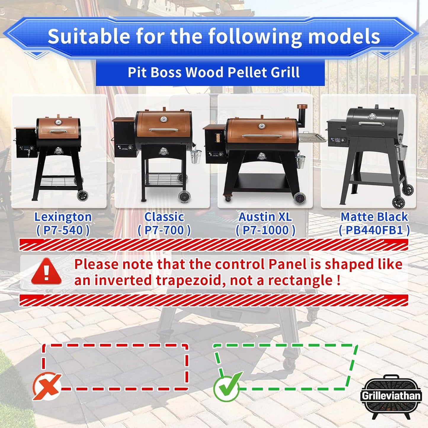 Controlador WiFi Pit Boss PID app modelos Lexington 540 negro