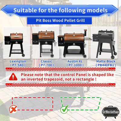 Controlador WiFi Pit Boss PID app modelos Lexington 540 negro