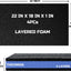 Caja herramientas foam 22x18pulg con 4 insertos polietileno