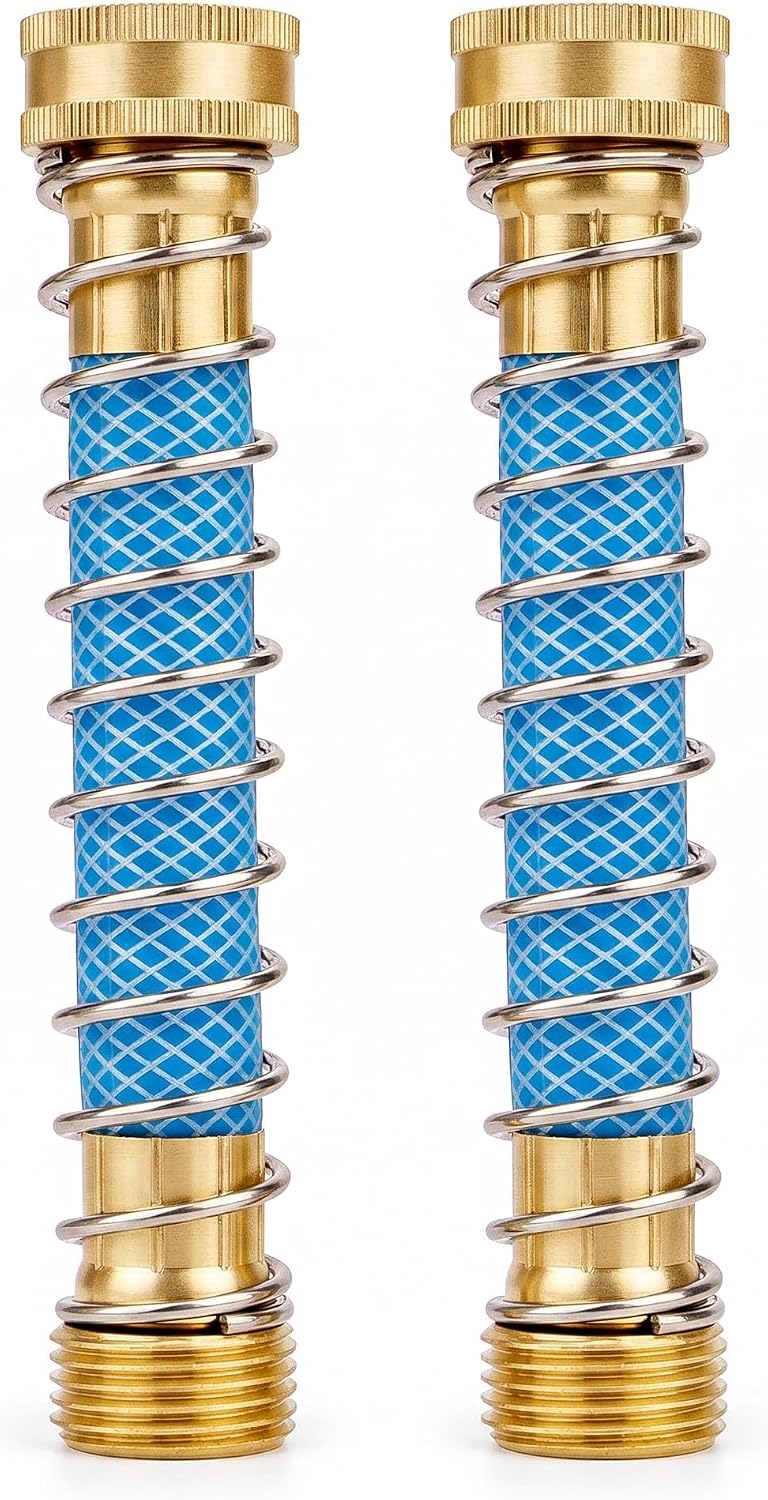 2 Adaptadores Manguera Jardín Latón 3/4pulg