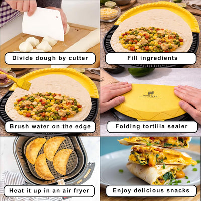 Sellador tortillas 3en1 ajustable 6-10pulg sin BPA
