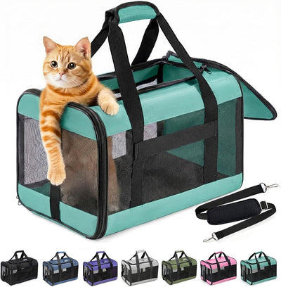 Transportador mascotas gatos y cachorros 15