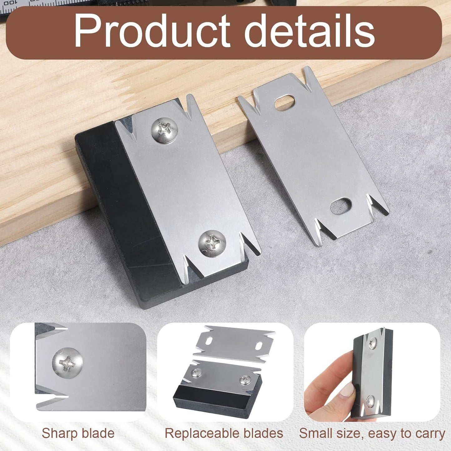 Cortadora bordes carpintería cuchilla raspadora acero inox
