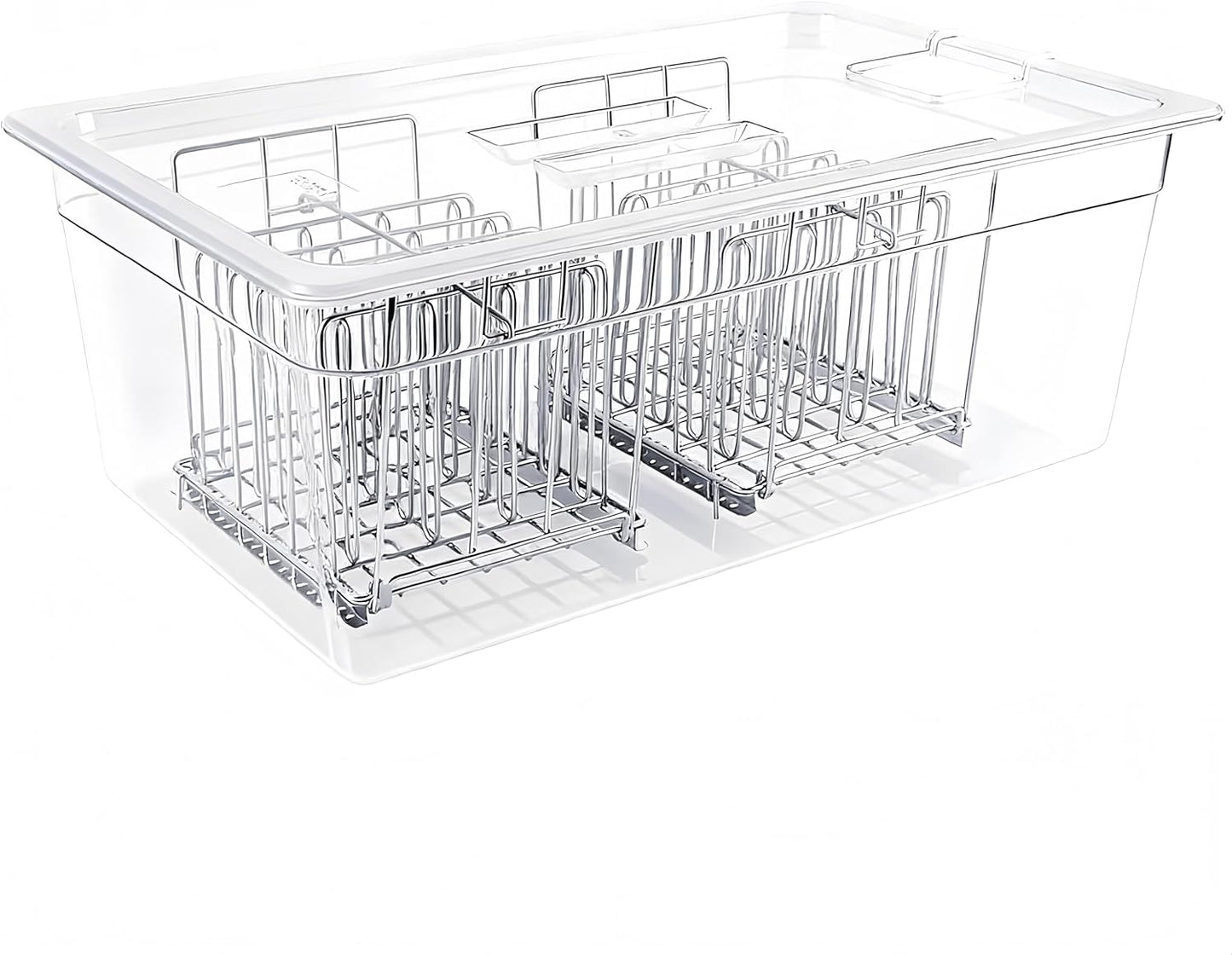 Contenedor sous vide con tapa y 2 estantes 26qt para PanalChef