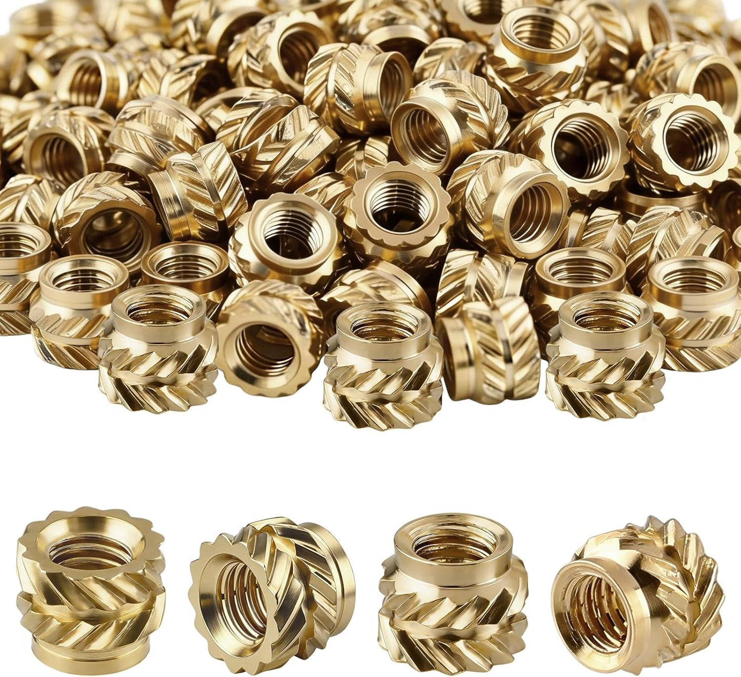 300 Pzas Insertos M3 Latón para Impresora 3D