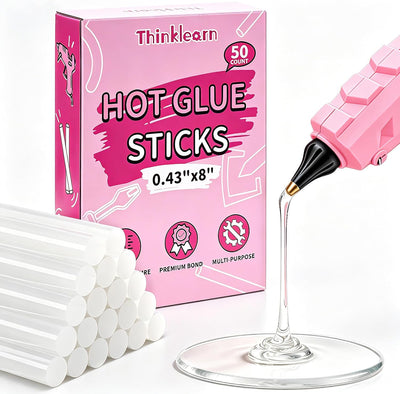 50 Barras Pegamento Caliente 8x0.43pulg Para Todas Temperaturas