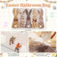 Alfombra baño Pascua 35.4x22.4pulg suave antideslizante