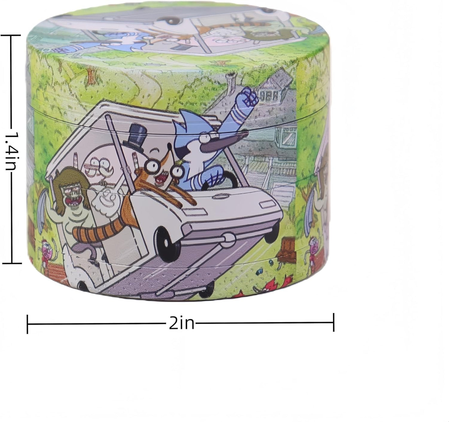 Molinillo de especias de 2 pulgadas para cocina estilo dibujos animados