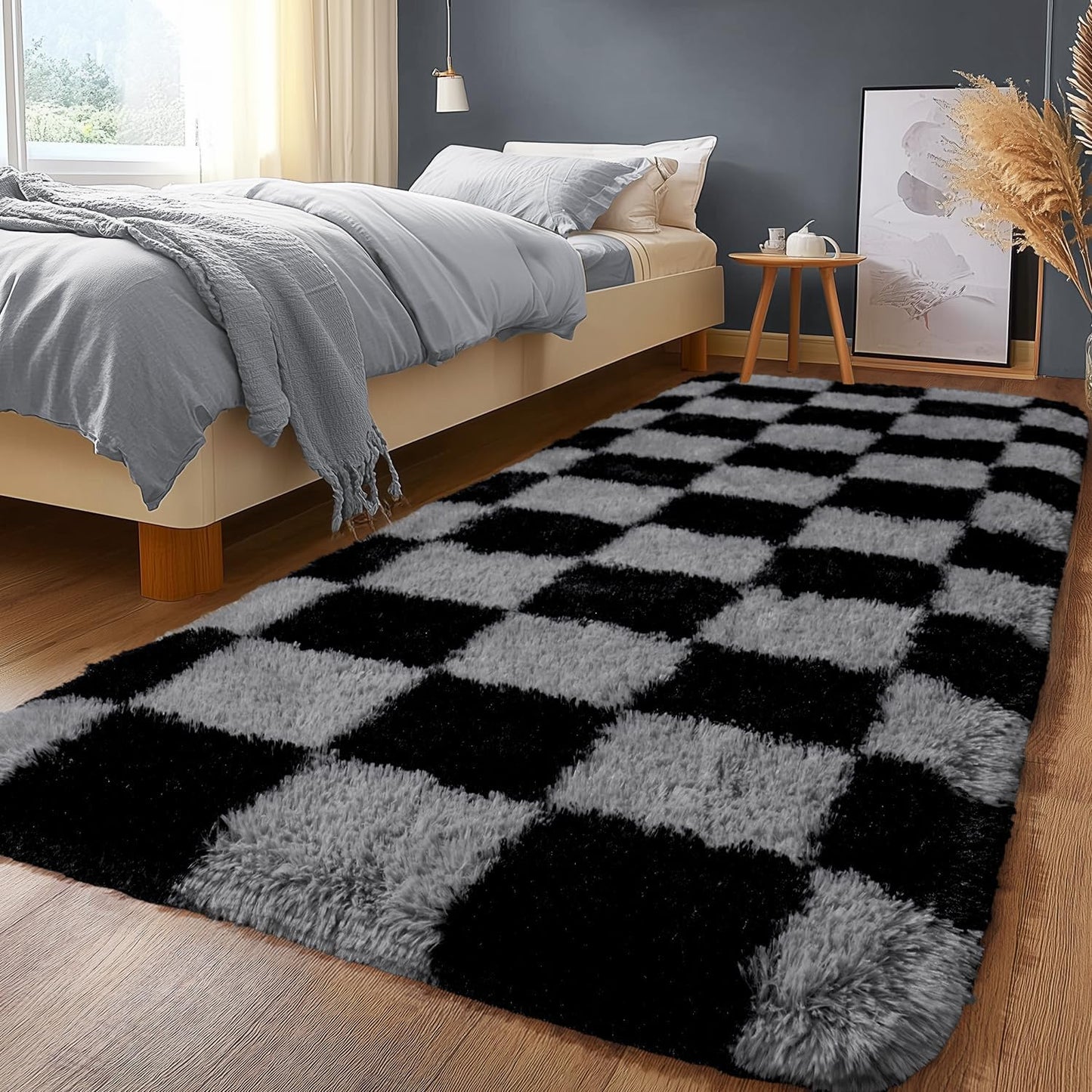Alfombras suaves antideslizantes sala de estar 2x6ft