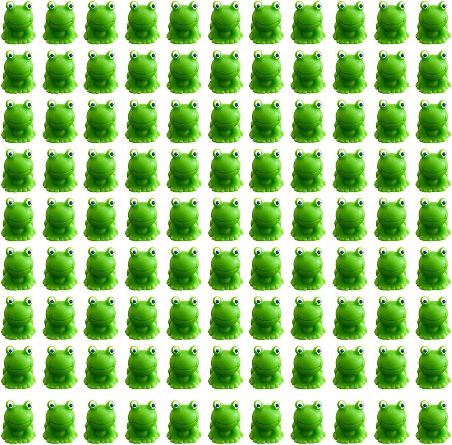 100 Pzas ranas resina plástico manualidades jardín