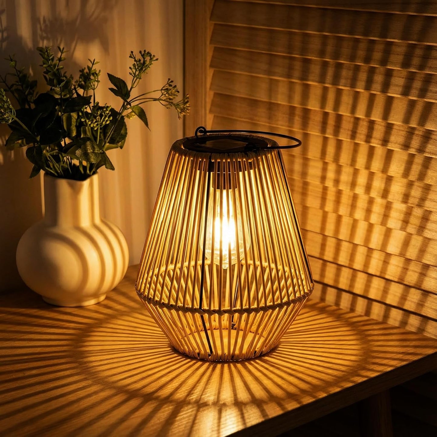 Farol solar colgante impermeable estilo bohemio
