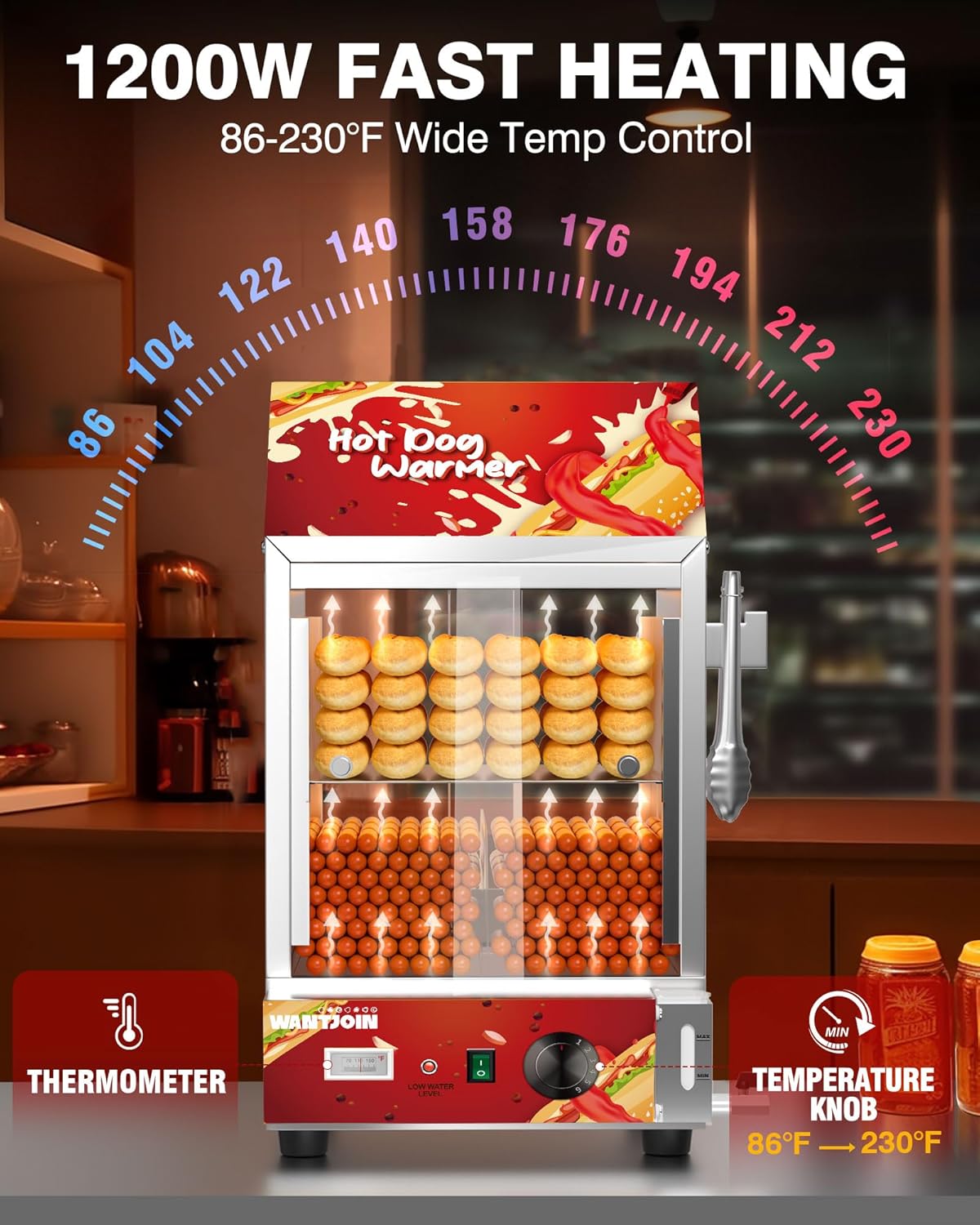 Vaporizador para perros caliente eléctrico 28.8qt
