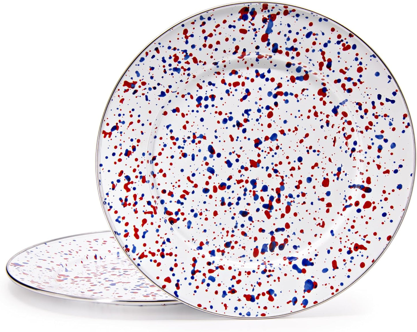 Set 2 Chargadores Enamelware Americana 12.5pulg