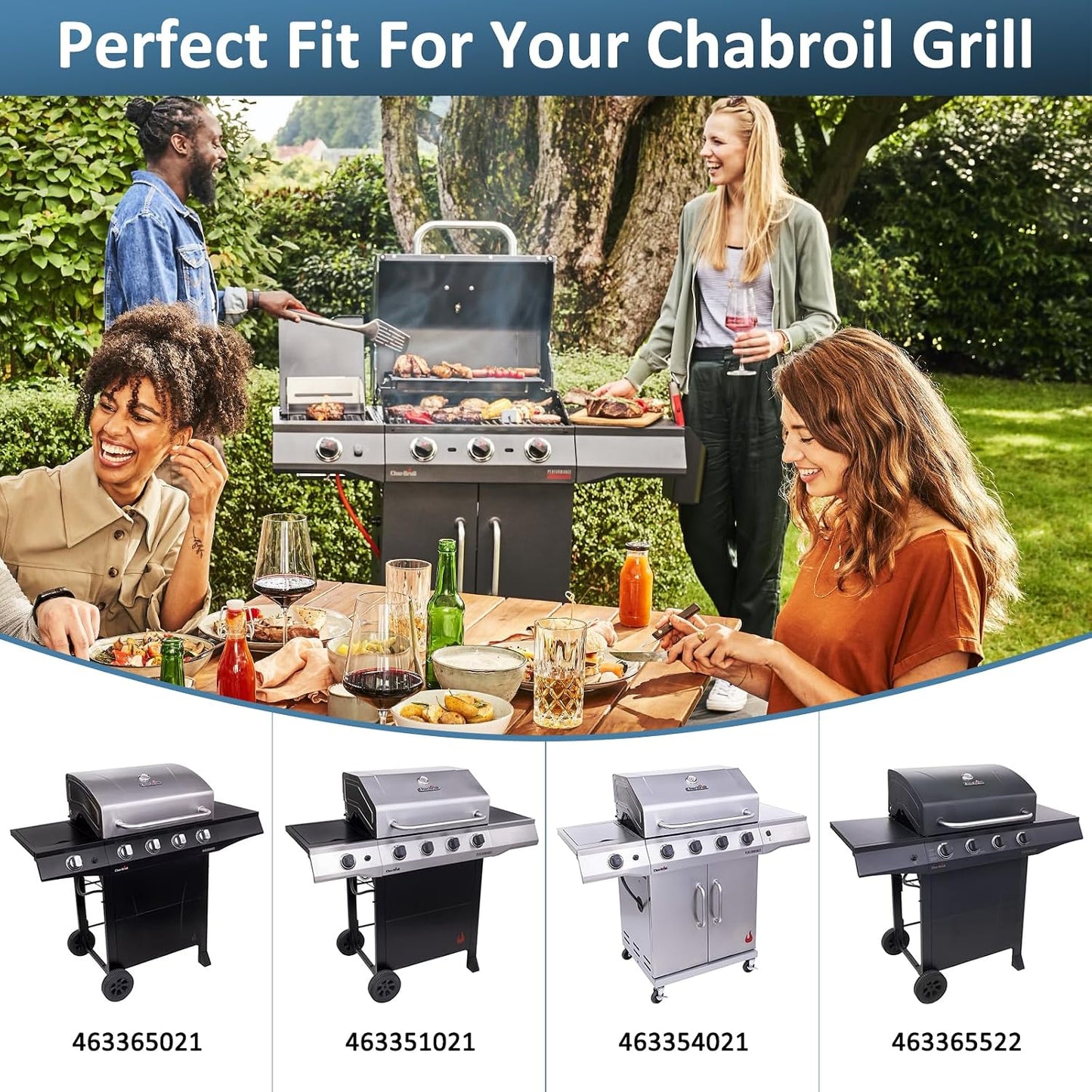 Rejillas parrilla para Charbroil
