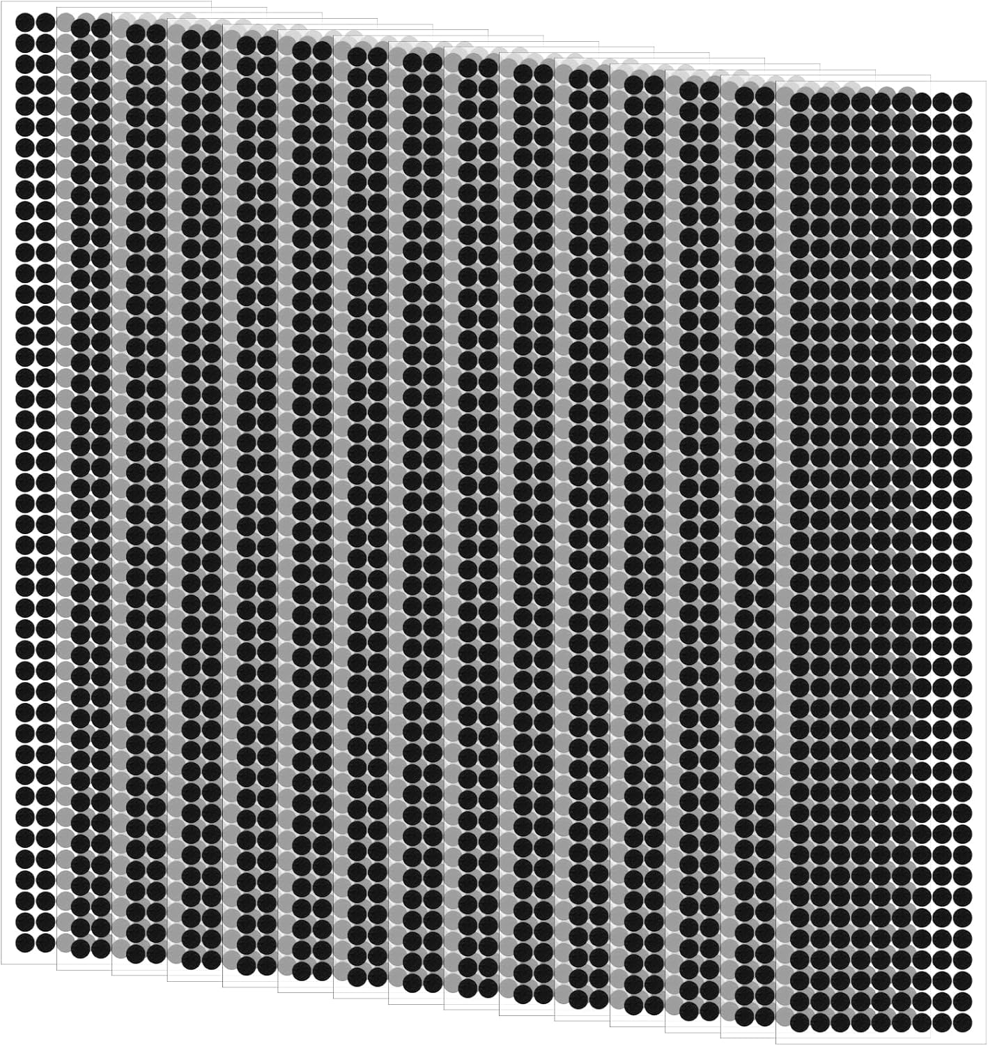 400 Almohadillas Fieltro Finas para Puertas de Gabinete