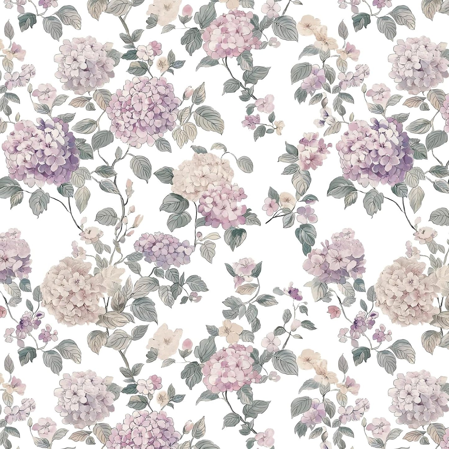 Papel tapiz floral autoadhesivo bohemio vintage