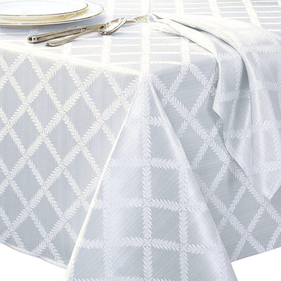 Mantel Laureles Blanco 70x144pulg