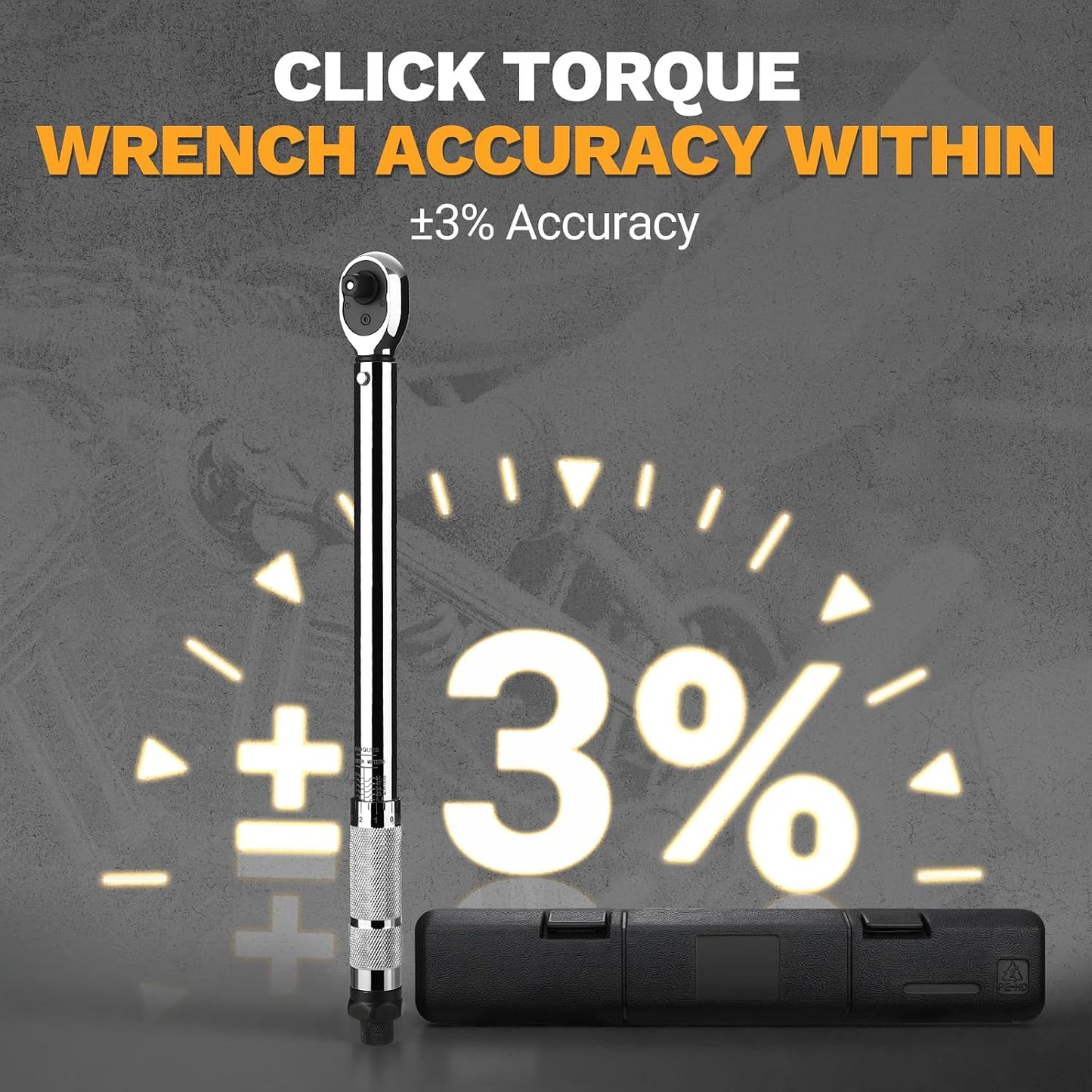 Llave dinamométrica 3/8" 5-50ft-lb bicicleta moto auto