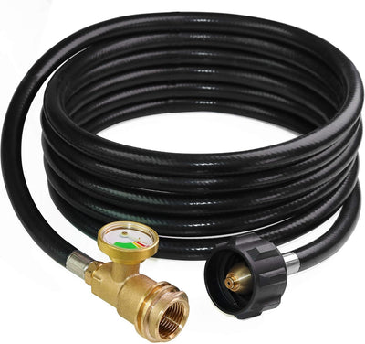 Extensión manguera propano 12ft con medidor Acme a QCC
