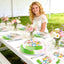 Platos de fiesta JeVenis para 10 invitados y decoración