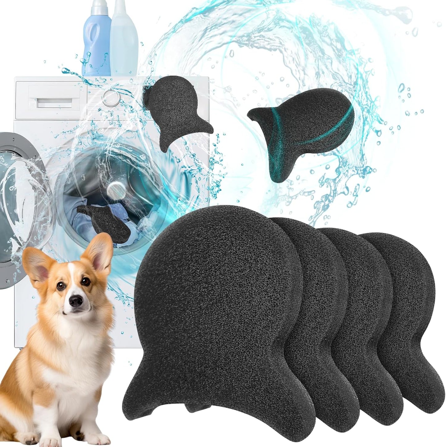 Removedor pelo mascotas reutilizable para ropa de cama